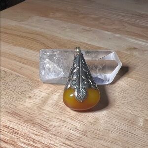 Elegant Amber Pendant